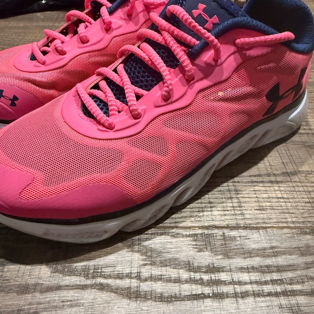 Under Armour Women's Pink and Navy Athletic Shoes